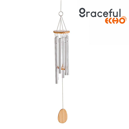 Graceful Echo - Classic Aluminum Wind Chimes - 24 inches